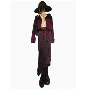 Brown Corduroy Wide Leg, Pants, Size 6